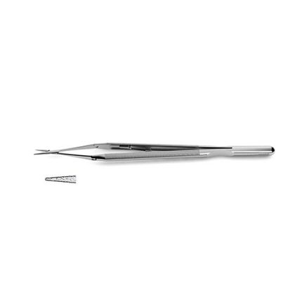 Double-Action Micro Needle Holder - Tungsten Carbide Dusted Jaw