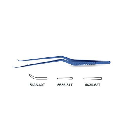CV Elite - Titanium Bayonet-Style Micro Forceps - Smooth Tips