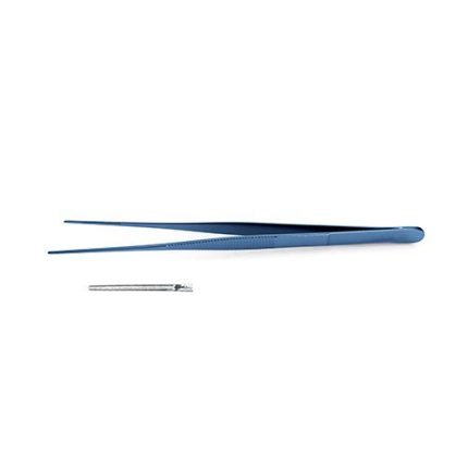 Titanium Debakey Vascular Tissue Forceps - Flat Handle
